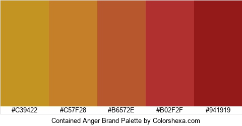 Contained Anger Brand Colors Logo