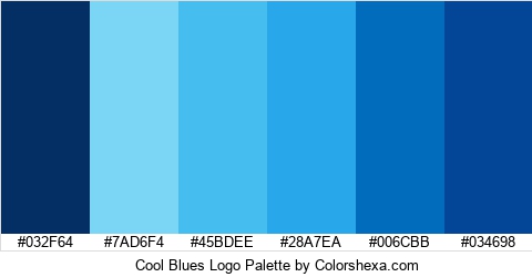 Cool Blues Logo Colors Logo
