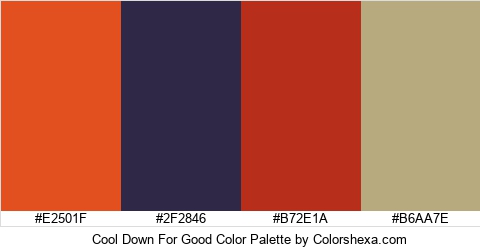 Cool Down For Good Color Colors Logo