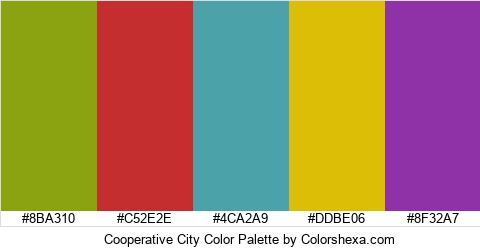 Cooperative City Color Colors Logo