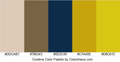 Coraline Color Colors Logo