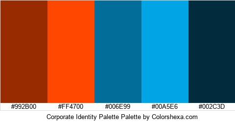Corporate Identity Palette Colors Logo