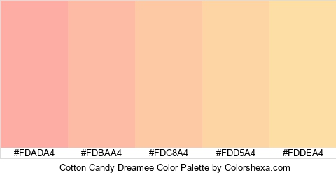 Cotton Candy Dreamee Color Colors Logo