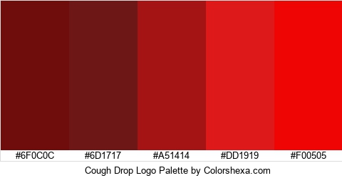 Cough Drop Logo Colors Logo