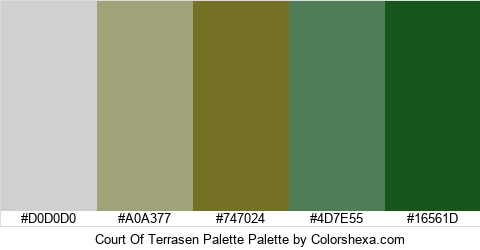 Court Of Terrasen Palette Colors Logo