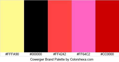 Cowergwr Brand Colors Logo