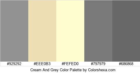 Cream And Grey Color Colors Logo