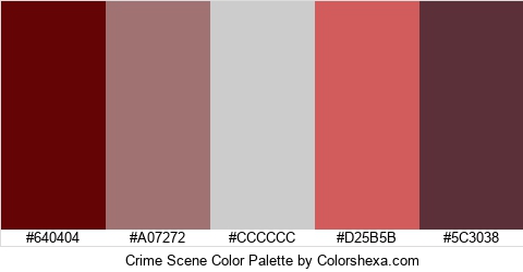 Crime Scene Color Colors Logo