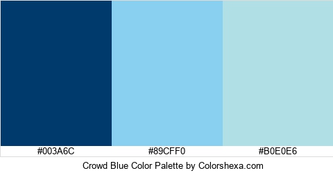 Crowd Blue Color Colors Logo