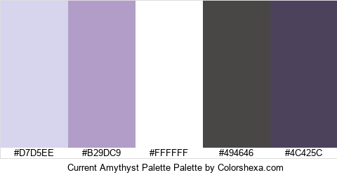 Current Amythyst Palette Colors Logo
