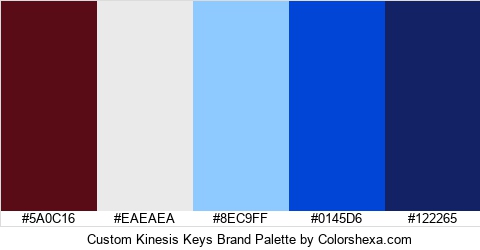 Custom Kinesis Keys Brand Colors Logo