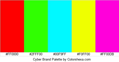 Cyber Brand Colors Logo