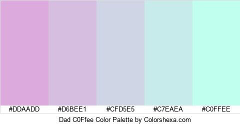 Dad C0Ffee Color Colors Logo