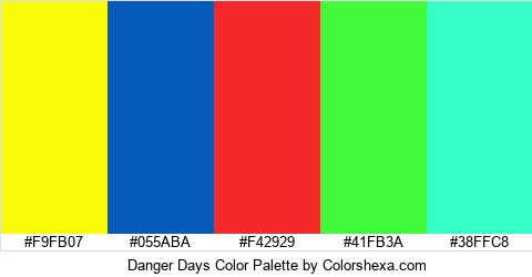Danger Days Color Colors Logo