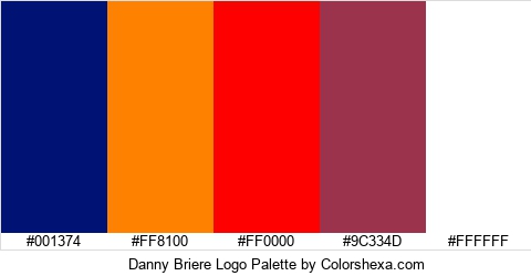 Danny Briere Logo Colors Logo