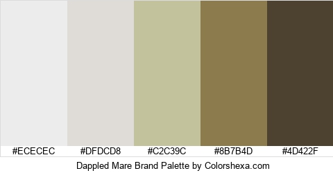 Dappled Mare Brand Colors Logo