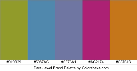 Dara Jewel Brand Colors Logo