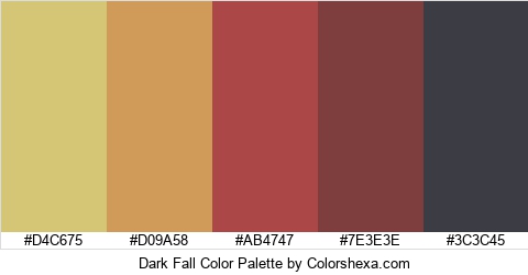 Dark Fall Color Colors Logo