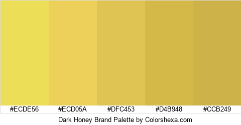 Dark Honey Brand Colors Logo