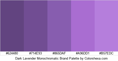 Dark Lavender Monochromatic Brand Colors Logo