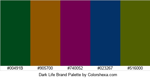 Dark Life Brand Colors Logo