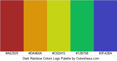 Dark Rainbow Colors Logo Colors Logo