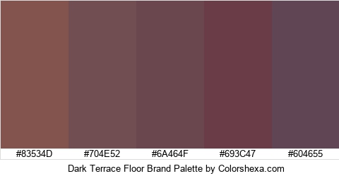 Dark Terrace Floor Brand Colors Logo