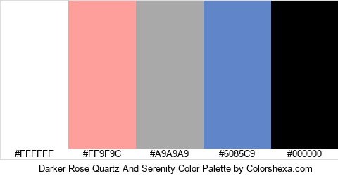 Darker Rose Quartz And Serenity Color Colors Logo