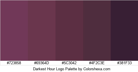 Darkest Hour Logo Colors Logo