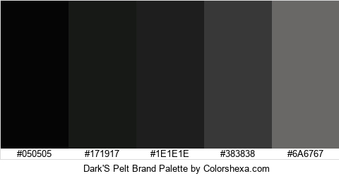 Dark'S Pelt Brand Colors Logo