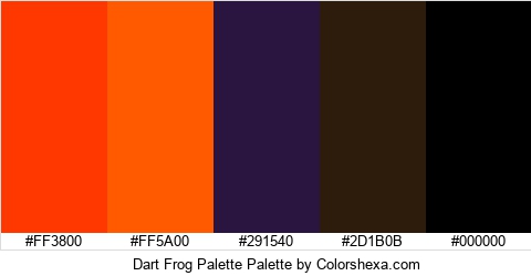 Dart Frog Palette Colors Logo