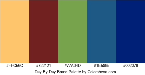 Day By Day Brand Colors Logo