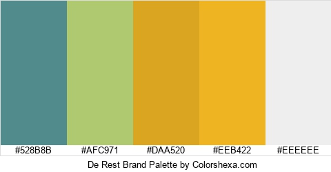De Rest Brand Colors Logo