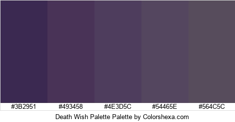 Death Wish Palette Colors Logo