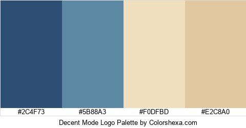 Decent Mode Logo Colors Logo