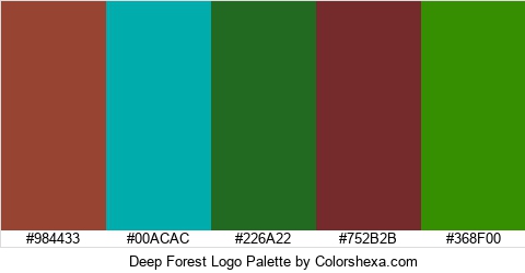 Deep Forest Logo Colors Logo