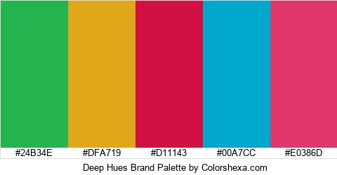 Deep Hues Brand Colors Logo