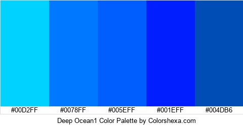 Deep Ocean1 Color Colors Logo