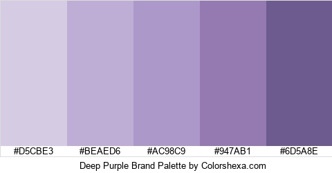 Deep Purple Brand Colors Logo