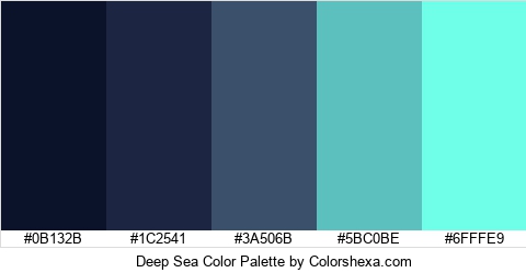 Deep Sea Color Colors Logo