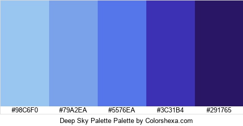 Deep Sky Palette Colors Logo