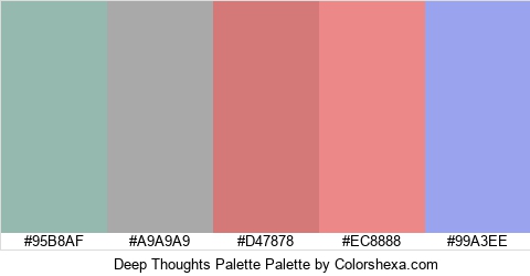 Deep Thoughts Palette Colors Logo