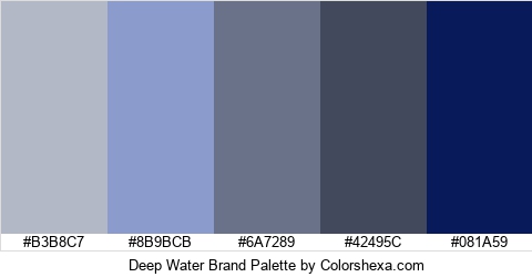 Deep Water Brand Colors Logo
