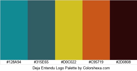 Deja Entendu Logo Colors Logo