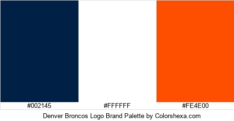 Denver Broncos Logo Brand Colors Logo