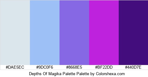 Depths Of Magika Palette Colors Logo