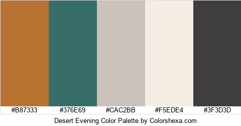 Desert Evening Color Colors Logo