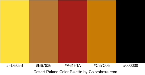 Desert Palace Color Colors Logo