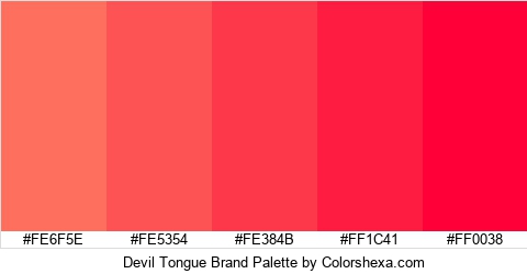 Devil Tongue Brand Colors Logo