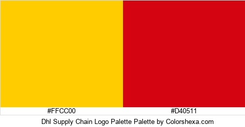 Dhl Supply Chain Logo Palette Colors Logo